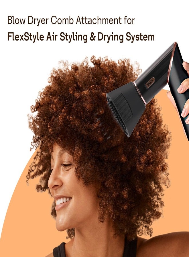 Esctabalt مشط ذو أسنان عريضة لجهاز Shark XSKHD4WTCB FlexStyle، ملحق مشط لنظام تصفيف وتجفيف الشعر بالهواء Shark FlexStyle - Image 4